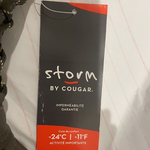 New Storm By Cougar Waterproof Lace Up Winter Boots Carlisle Quilted Olive NIB - Picture 5 of 6